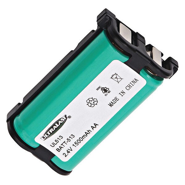Ultralast Battery 2.4 Volt Nickel Metal Hydride Ultralast Cordless Phone Battery - BATT-513