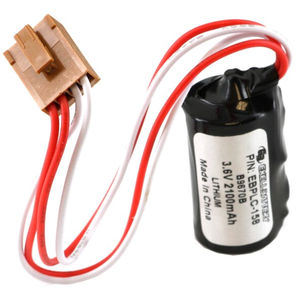 Exell Battery 3.6V Lithium PLC Computer Backup Battery Replaces B9670B C20 C120 - EBPLC-158