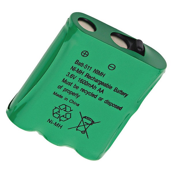Ultralast Dantona BATT-511NMH Cordless Phone Battery - For Phone - Battery Rechargeable - 1600 mAh - 3.6 V DC - BATT-511NMH