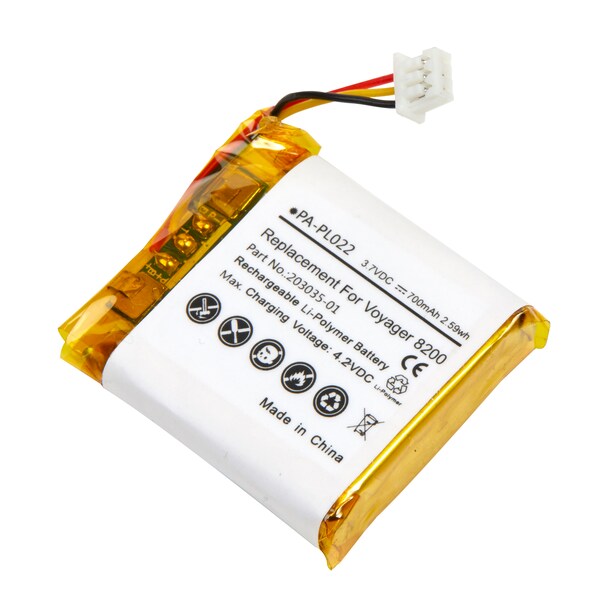 Ultralast Headset Battery, Plantronics 203035-01, Plantronics Voyager 8200 - HS-VOY8200