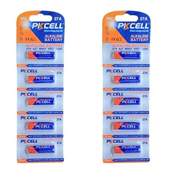 Pkcell Pkcell 27A-5B 12V Alkaline Battery; Pack of 5 - 27A-5B