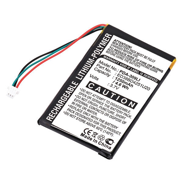 Ultralast Battery 3.7 Volt Lithium Polymer Ultralast GPS battery - PDA-309LI