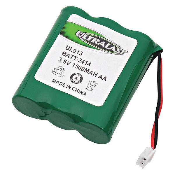 Ultralast Battery 3.6 Volt Nickel Metal Hydride Ultralast Cordless Phone Battery - BATT-2414