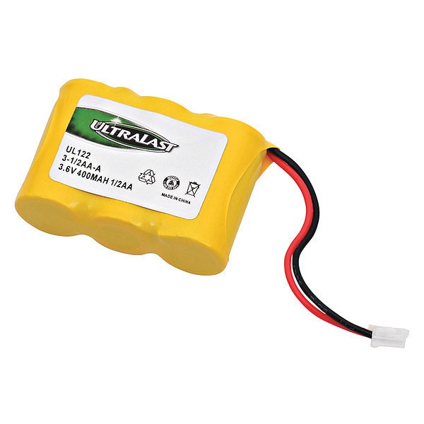 Ultralast NABC UL-122 UltraLast Nickel Cadmium Cordless Phone Battery - Nickel-Cadmium - 3.6V DC - UL122