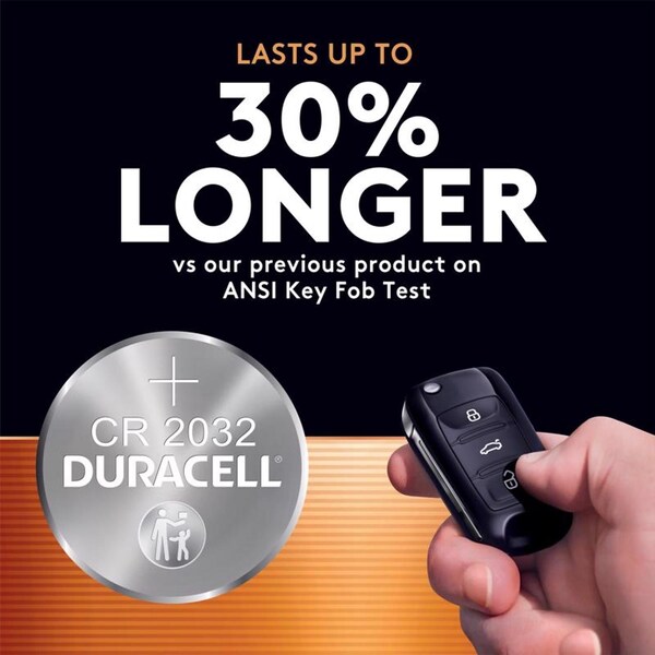 Duracell Duracell DL2032BPK Coin Cell General Purpose Battery - For Multipurpose - 3 V DC - 1 Each - DL2032BPK