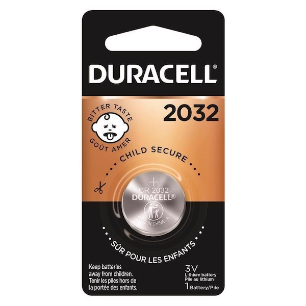 Duracell Duracell DL2032BPK Coin Cell General Purpose Battery - For Multipurpose - 3 V DC - 1 Each - DL2032BPK