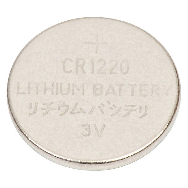 Zoro Select Button Cell Battery, Lithium, 35mAh Cap - CR1220