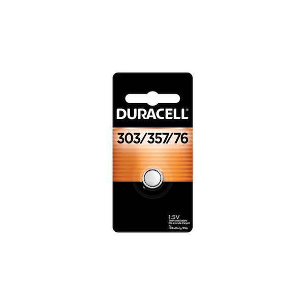 Duracell Duracell Silver Oxide 303/357/76 1.5 V 175 mAh Electronic/Watch Battery 1 pk - D303/357PK