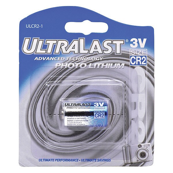 Ultralast Battery 3 Volt Lithium (CR) Ultralast Lithium Photo Battery - ULCR21