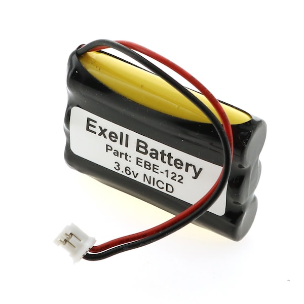 Exell Battery ATM Machine Battery Fits Resistacap N250AAAF3WL Replaces CUSTOM-122 - EBE-122