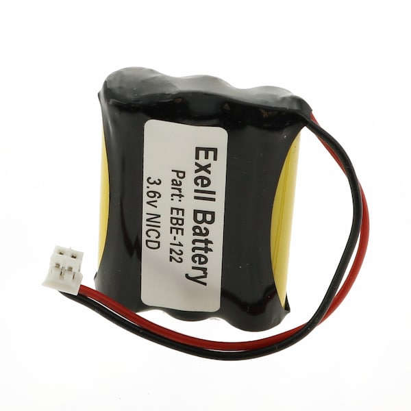 Exell Battery ATM Machine Battery Fits Resistacap N250AAAF3WL Replaces CUSTOM-122 - EBE-122