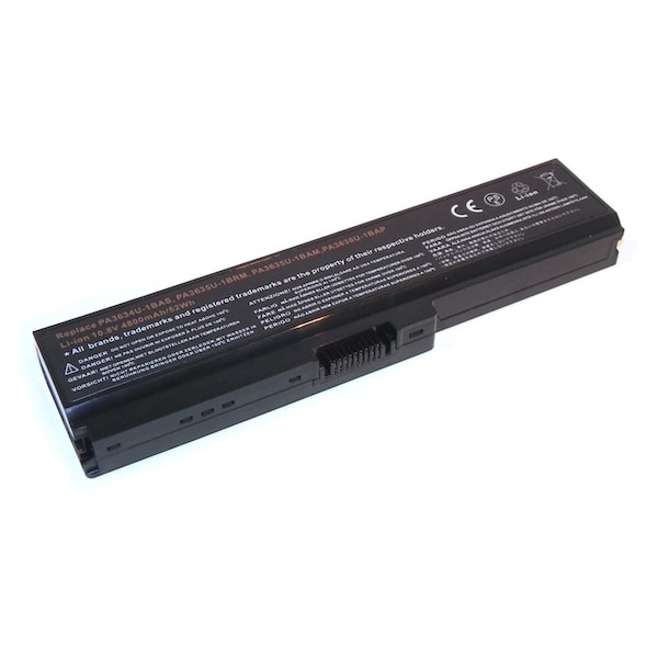 Ereplacements eReplacements Notebook Battery - For Notebook - Battery Rechargeable - 5200 mAh - 52 Wh - 10.8 V DC - PA3818U-1BRS-ER
