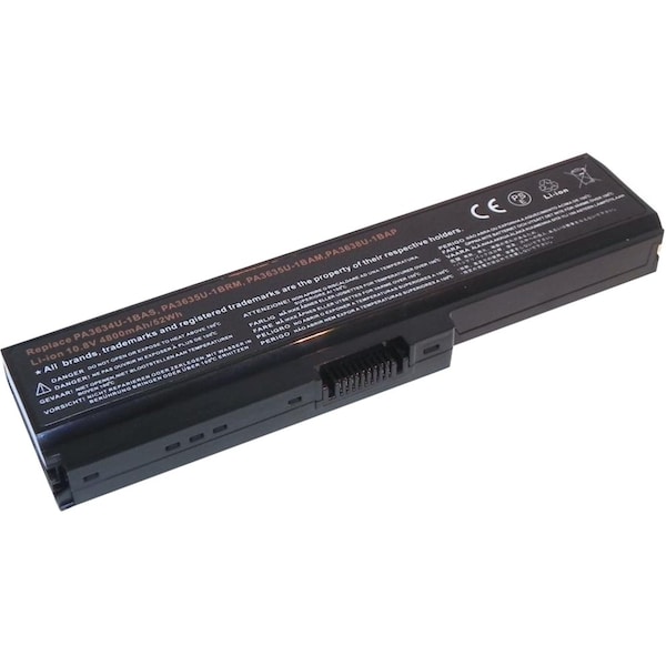 Ereplacements eReplacements Notebook Battery - For Notebook - Battery Rechargeable - 5200 mAh - 52 Wh - 10.8 V DC - PA3818U-1BRS-ER