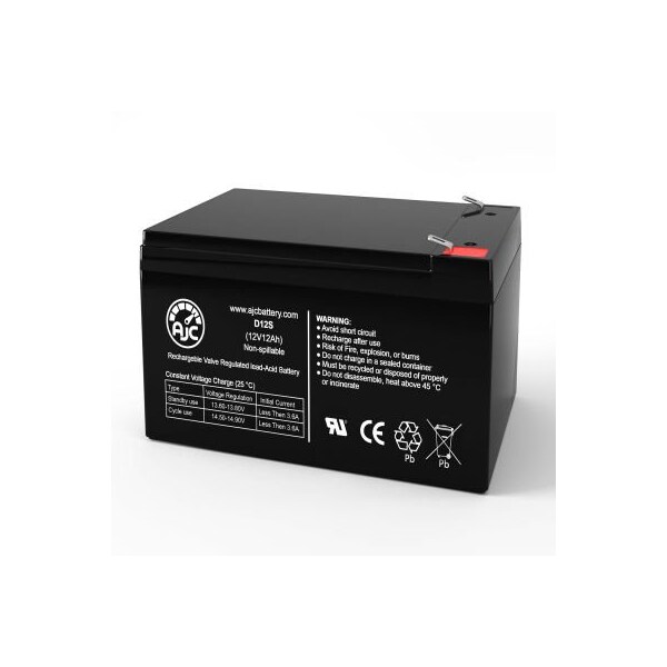 Battery Clerk AJC Altronix AL802UL2ADA Alarm Replacement Battery 12Ah, 12V, F2 - AJC-D12S-J-2-186164