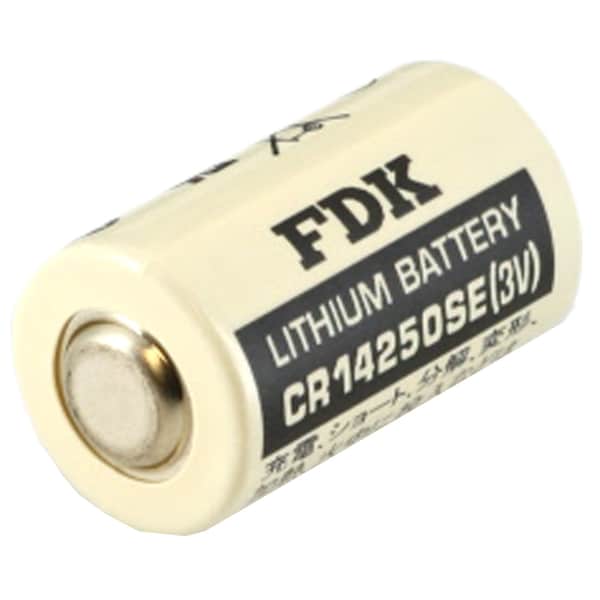 Exell Battery 3V 1/2 AA CR14250SE High Capacity Laser Lithium Button Top Battery - EBPLC-7