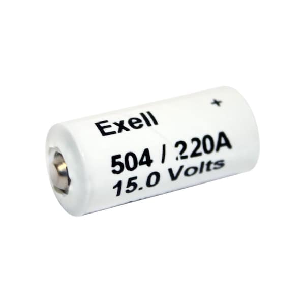 Exell Battery A220 504A Alkaline 15V Battery NEDA 220 LR154 10F15 - A220/504A