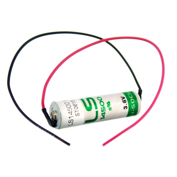 Saft LS14500_WIRE AA Battery 3.6V 2600mAh Lithium Replaces Tadiran and more - LS14500_WIRE