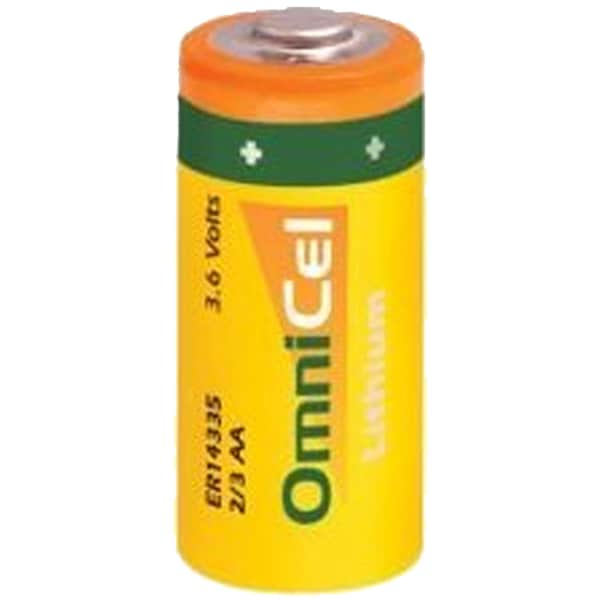 Omnicel ER14335 3.6V 1.65Ah 2/3AA Lithium Button Top Battery - ER14335/S