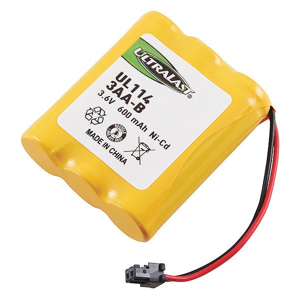 Ultralast NABC UL-114 UltraLast Nickel Cadmium Cordless Phone Battery - Nickel-Cadmium - 3.6V DC - UL114