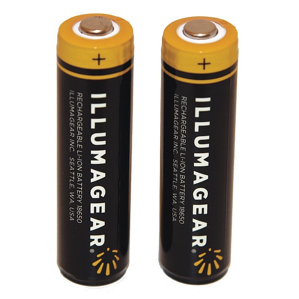 Illumagear Halo Light Batteries, Rechargeable, PK2 - HARB-01A-X2