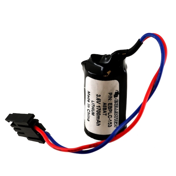 Exell Battery 3.6V Lithium PLC Computer Backup Battery Replaces ER17/33WKP A6BAT - EBPLC-153