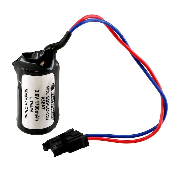 Exell Battery 3.6V Lithium PLC Computer Backup Battery Replaces ER17/33WKP A6BAT - EBPLC-153