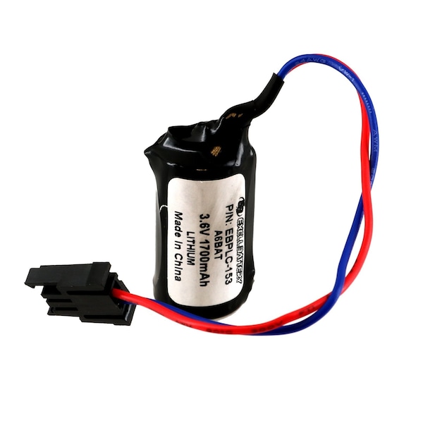 Exell Battery 3.6V Lithium PLC Computer Backup Battery Replaces ER17/33WKP A6BAT - EBPLC-153