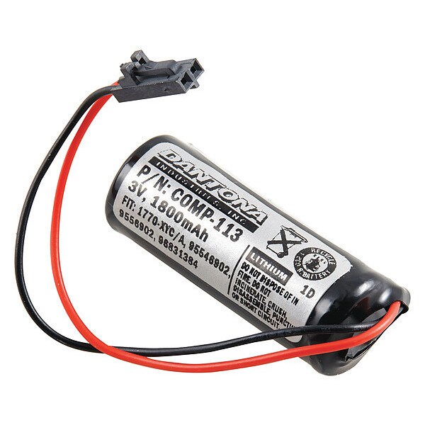 Dantona Dantona Battery - For Multipurpose - 2/3A - 1800 mAh - 3 V DC - 1 - COMP-113