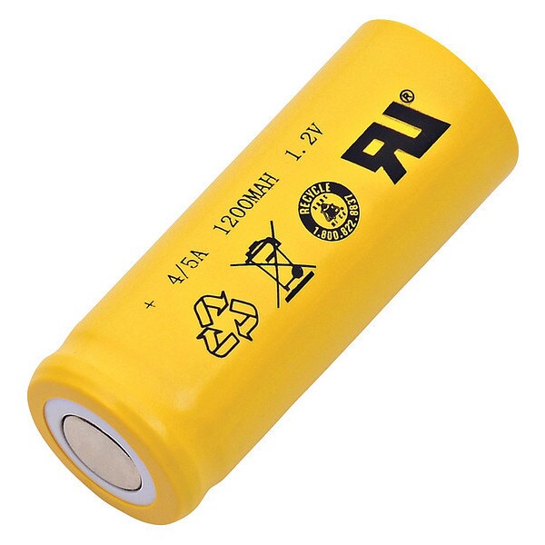 Dantona Battery 1.2 Volt Nickel Cadmium Dantona Single Cell Battery - 4/5AF-1200-UL