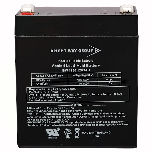 Bright Way Group BWG 1250 F1 Battery - BW 1250 F1 (0124)