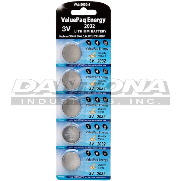 Dantona Battery 3 Volt Lithium (CR) Dantona 2 Pack Lithium Batteries - VAL-2032-2