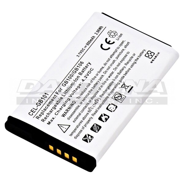 Dantona Dantona Battery - For Cell Phone - Battery Rechargeable - 800 mAh - 3.7 V DC - 1-/ Pack - CEL-GB101