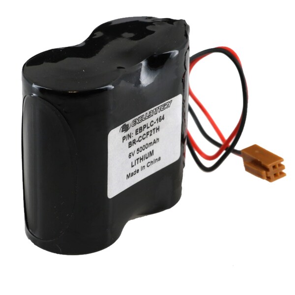Exell Battery 6V PLC Computer Backup Battery Replaces A06B-0073-K001 COMP-164 - EBPLC-164