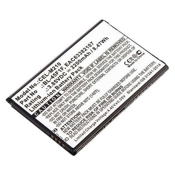 Ultralast Battery 3.85 Volt Lithium Ion Ultralast Cellular Phone/Smart Phone Battery - CEL-M210