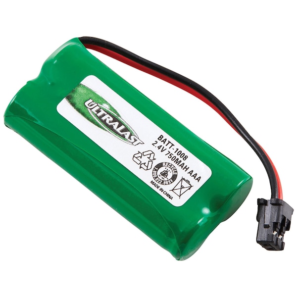 Ultralast Replacement Battery for Radio Shack 43-264 Cordless Phone - BATT-1008