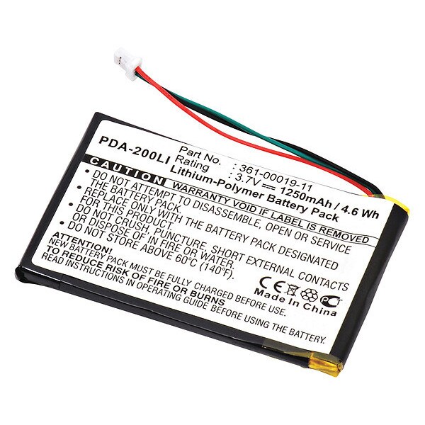 Ultralast Dantona PDA-200LI GPS Device Battery - For GPS Device - Battery Rechargeable - 1250 mAh - 3.7 V DC - PDA-200LI