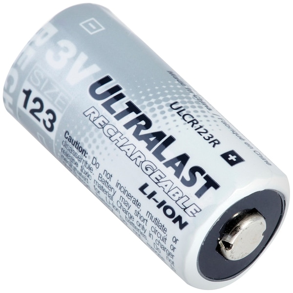 Ultralast Battery 3 Volt Lithium Ion Ultralast Rechargeable Lithium Battery - ULCR123R1