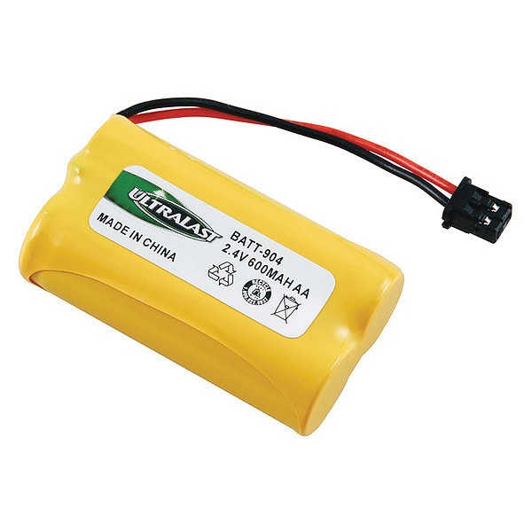 Ultralast Dantona Cordless Phone Battery - For Cordless Phone - Battery Rechargeable - AA - 600 mAh - 2.4 V DC - BATT-904