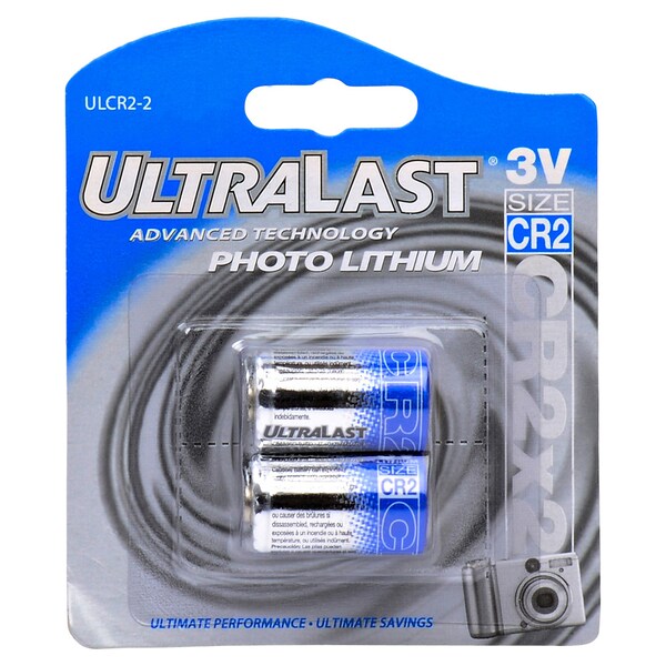 Ultralast NABC UltraLast ULCR2-2 Lithium Photo Camera Battery - 3V DC - ULCR22