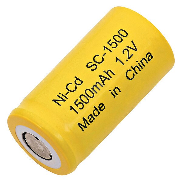 Dantona Battery 1.2 Volt Nickel Cadmium Dantona Single Cell Battery - SC-1500