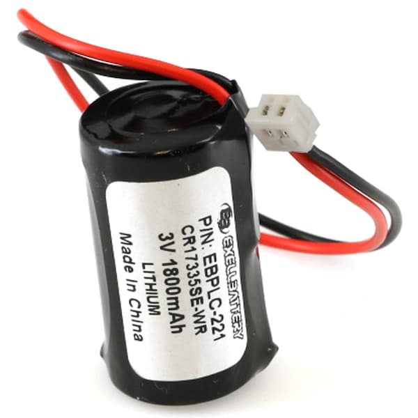 Exell Battery 3V Lithium PLC Computer Backup Battery Replaces 990XCP98000 COMP-221 - EBPLC-221