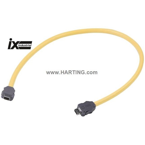 Cable Harting, 2m, Amarillo, 28 AWG - 09482626749020
