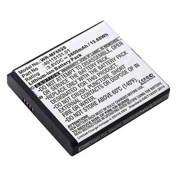 Ultralast Dantona Battery - For Wireless Router - Battery Rechargeable - 3600 mAh - 3.8 V DC - 1-/ Pack - WR-MF6620