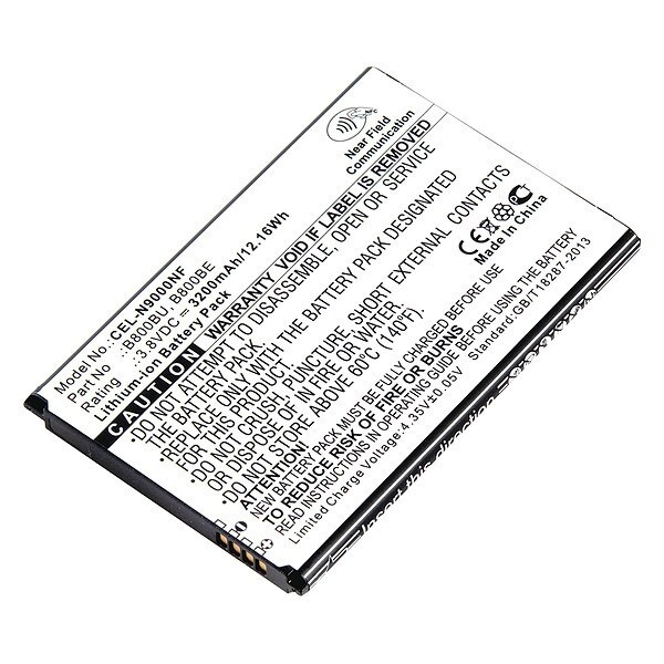 Ultralast Dantona Battery - For Cell Phone - Battery Rechargeable - 3200 mAh - 3.8 V DC - 1-/ Pack - CEL-N9000NF