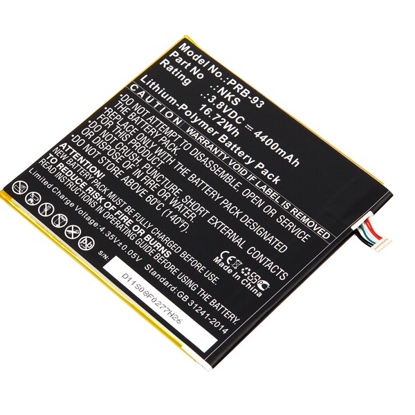 Ultralast Portable Reader Battery, Sprint AQT80, Sprint Slate 80, Sprint NKS - PRB-93
