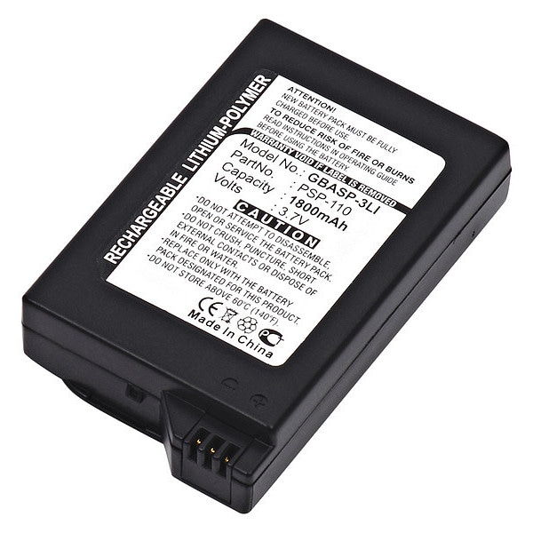 Ultralast Battery 3.7 Volt Lithium Polymer Ultralast Video Game Battery - GBASP-3LI