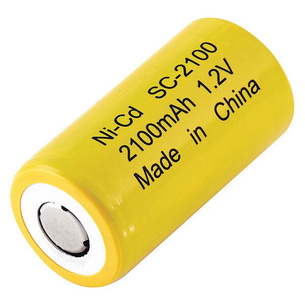 Dantona Battery 1.2 Volt Nickel Cadmium Dantona Single Cell Battery - SC-2100