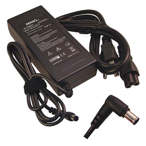 Denaq DENAQ 19.5V 4.7A 6.0mm-4.4mm AC Adapter for SONY PCG and VGN Series Laptops - 92 W - 19.5 V DC Output - 4.70 A - DQ-AC19V10-6044