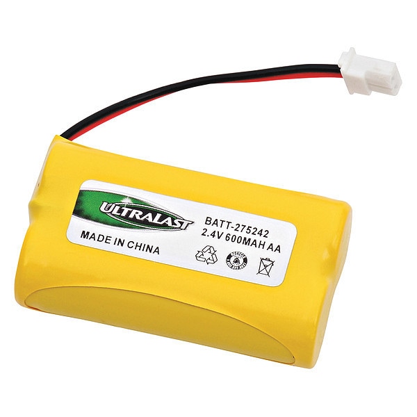 Ultralast Battery 2.4 Volt Nickel Cadmium Ultralast Cordless Phone Battery - BATT-275242