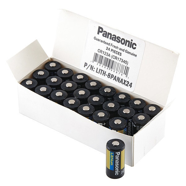 Panasonic Battery 3 Volt Lithium (CR) Panasonic Lithium Photo Battery - LITH-8PANAX24